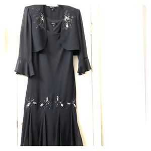 Navy mother of bride/groom dress